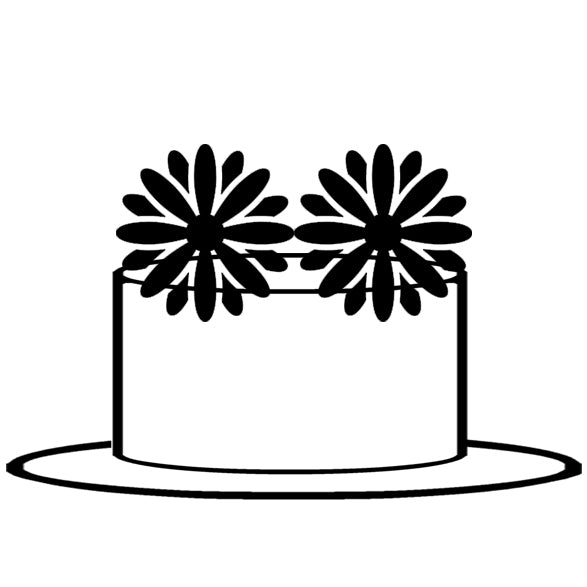 6C Flower Cake